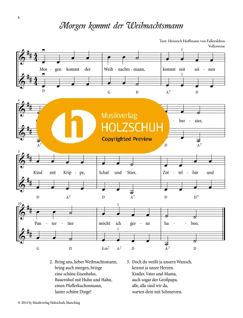 Morgen kommt der Weihnachtsmann